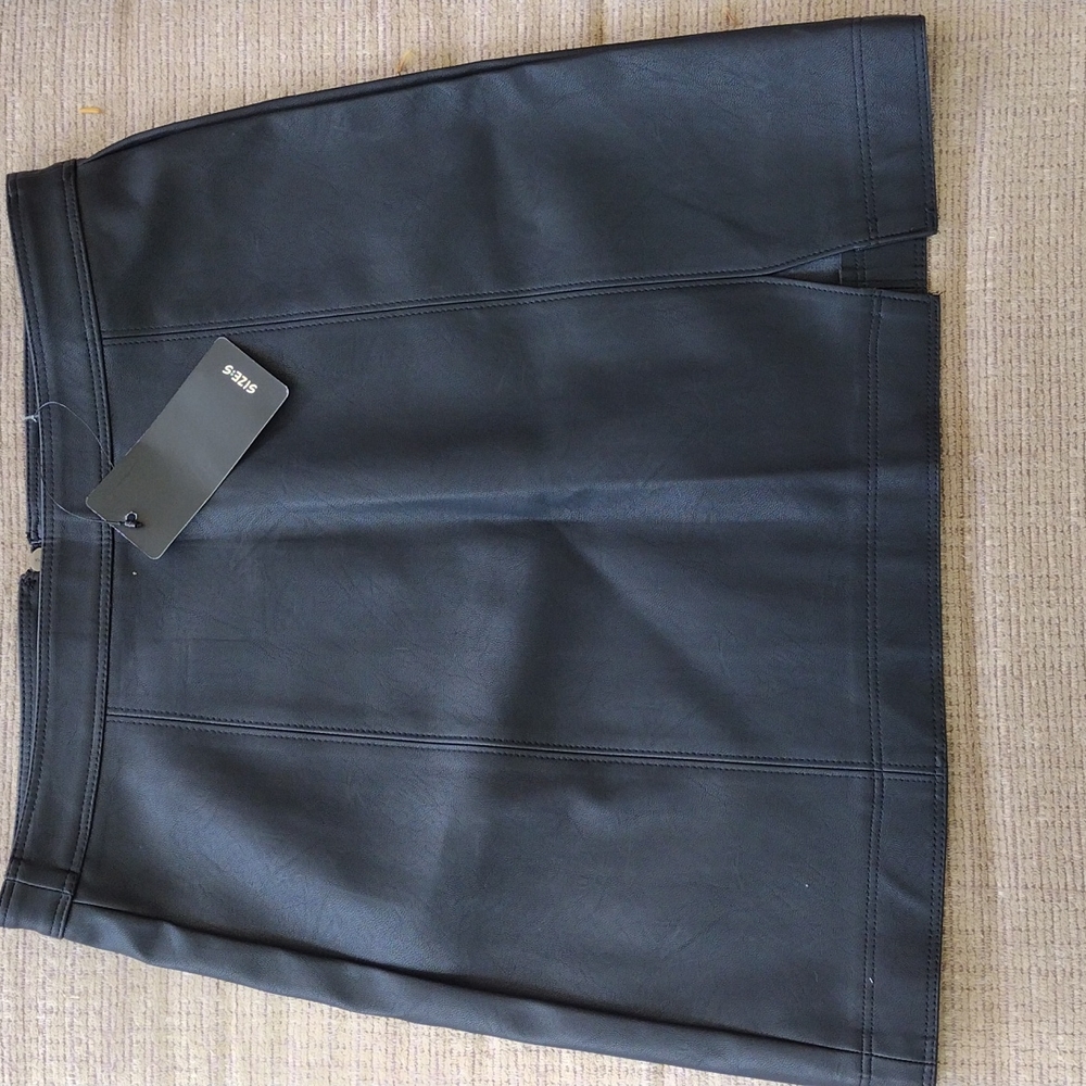 Faux Leather skirt